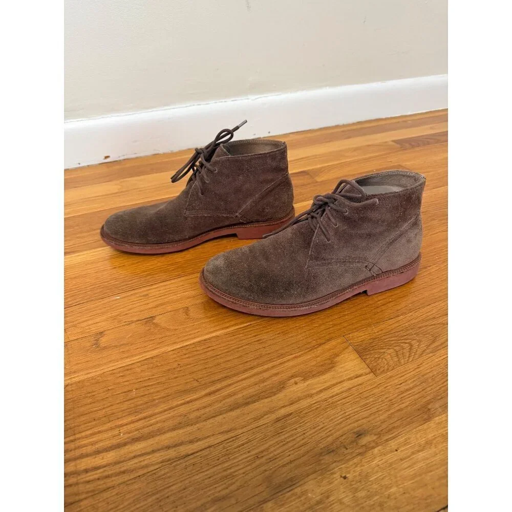 Polo Ralph Lauren Brown Suede Torrington Chukka Boots 8D Leather/Fabric Lining C
